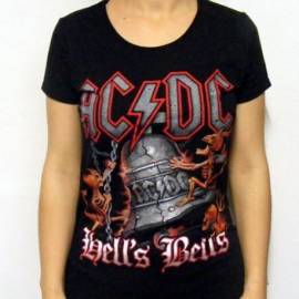 Tricou girlie AC/DC - Hell's Bells