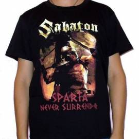Tricou SABATON - Sparta Never Surrender