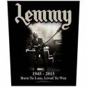 Back patch LEMMY - Born To Lose, Lived To Win