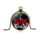 Medalion rock AC/DC - Logo rotund