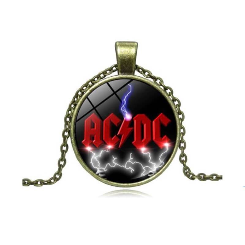 Medalion rock AC/DC - Logo rotund